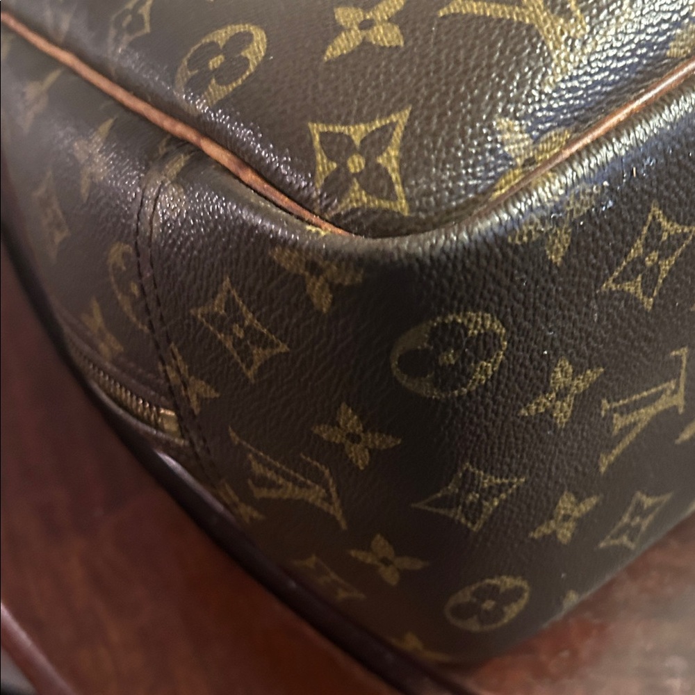Louis Vuitton Brown Monogram Top-Handle  Deauville Satchel - Picture 10 of 13